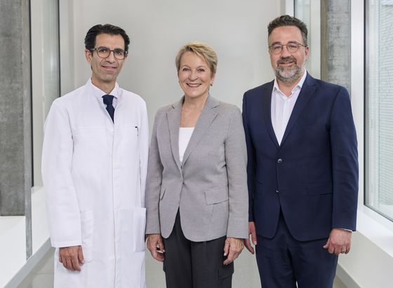 Mazda Farshad, Rita Fuhrer und Thomas Huggler